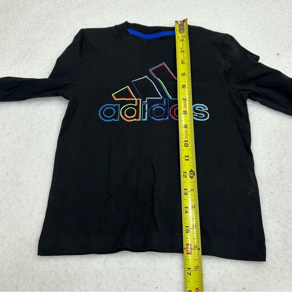 Boys Long Sleeve Adidas Tee - Picture 5 of 6